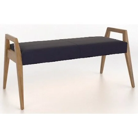 Customizable Dining Bench with Upholstered Seat